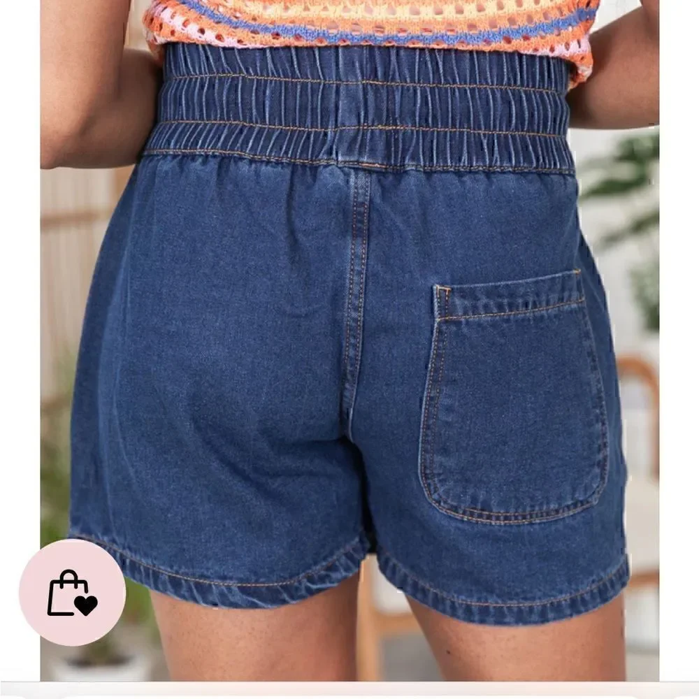 Pink Lily Boutique Denim Skort